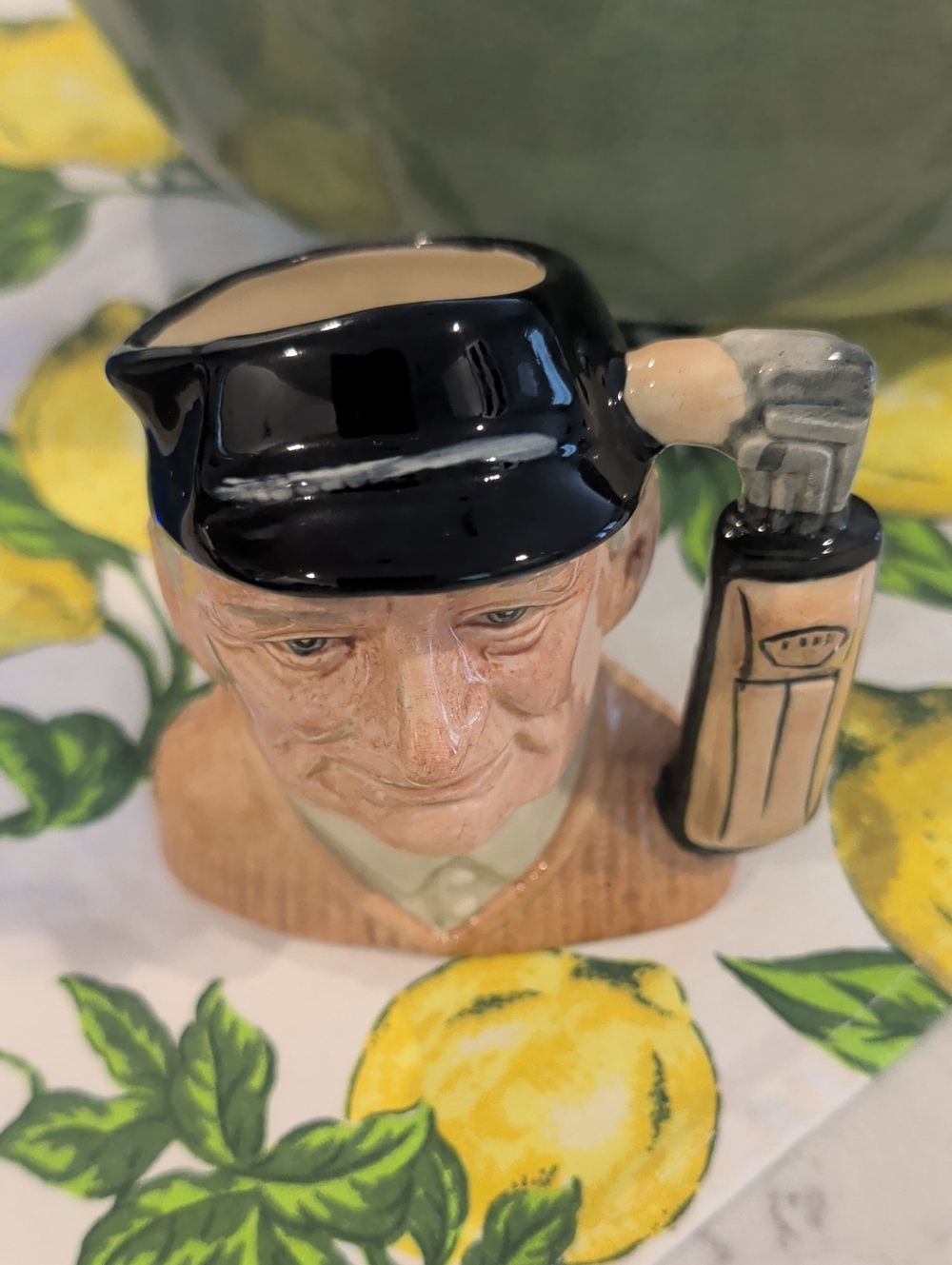 Royal Doulton 1970 Pitcher Mug in Black and Beige